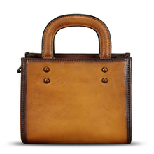 Load image into Gallery viewer, Genuine Leather Small Purse and Handbag Women Vintage Shoulder Bag Crossbody Bag