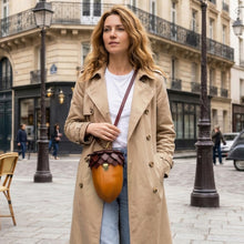 Load image into Gallery viewer, Genuine Leather Small Bag for Women Vintage Handmade Design Cute Cell Phone Purse Satchel Handbag Unique Fashion Shoulder Crossbody Bag