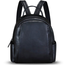Load image into Gallery viewer, IVTG Genuine Leather Backpack for Women Knapsack Vintage Fashion Bookbag Handmade Casual Satchel Daypacks Purse