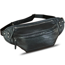 Load image into Gallery viewer, Genuine Leather Fanny Packs for Men and Women Hip Waist Bag Real Leather Fanny Bag Sling Bag Crossbody Chest Purses