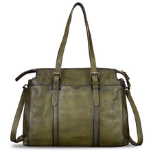 Load image into Gallery viewer, Genuine Leather Shoulder Bag Tote Bag for Women Vintage Real Leather Purses and Handbags Crossbody Satchel Bag with Strap