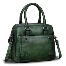 Load image into Gallery viewer, Genuine Leather Satchels for Women Top Handle Bags Handmade Vintage Crossbody Bag Purses Shoulder Bag