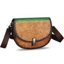 Load image into Gallery viewer, Genuine Leather Crossbody Bag for Women Retro Leather Pouch Vintage Handbag Purse Ladies Satchel