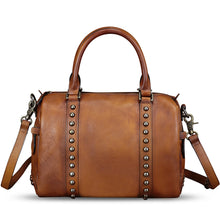 Load image into Gallery viewer, Genuine Leather Handbags for Women Purse Satchel Vintage Handmade Handbag Crossbody Shoulder Bags