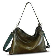 Load image into Gallery viewer, Genuine Leather Hobo Bag for Women Tote Bag Vintage Handmade Shoulder Bag Crossbody Bag Satchel Purses