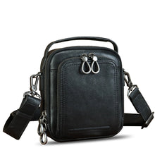 Load image into Gallery viewer, IVTG Genuine Leather Messenger Bag for Men Small Sling Purse Crossbody Shoulder Bags Satchel for Work Business Handbags