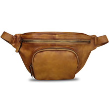 Load image into Gallery viewer, Genuine Leather Waist Bag Hip Bag Fanny Packs for Women and Men Real Leather Fanny Bag Sling Bag Crossbody Bags Chest Purses