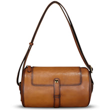 Load image into Gallery viewer, Genuine Leather Crossbody Bag Vintage Handmade Shoulder Purse Retro Satchel Travel Daypack Sling Bag