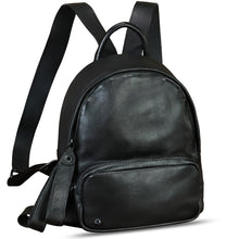 Load image into Gallery viewer, Genuine Leather Backpack for Women Vintage Soft Real Leather Knapsack Purse Fashion Satchel Rucksack Daypack Bag