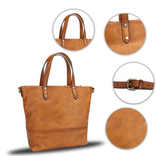 Load image into Gallery viewer, Genuine Leather Satchel Purses Handbags for Women Top Handle Bags Lady Crossbody Shoulder Tote Bag