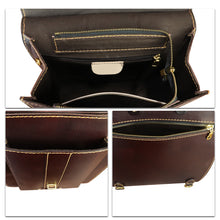 Load image into Gallery viewer, Genuine Leather Backpack for Women and Men Vintage Rucksack Convertible Casual Daypack Handmade Western Satchel Sling Purse