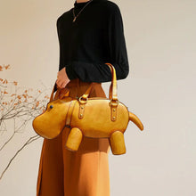 Load image into Gallery viewer, Genuine Leather Purses and Handbags for Women Hippo Shape Shoulder Bag Crossbody