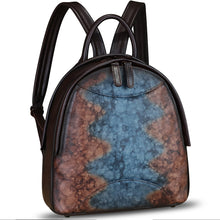 Load image into Gallery viewer, Genuine Leather Backpack for Women Vintage Womens Real Leather Rucksack Fashion Daypack Shoulder Knapsack Purse