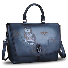 Load image into Gallery viewer, Genuine Leather Satchel Purses Handbags for Women Large Capacity Shoulder Bags Lady Work Top Handle Crossbody Bag