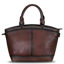 Load image into Gallery viewer, Genuine Leather Handbag Purse for Women Hand Painted Shoulder Handbag Handmade Purse Crossbody Work Tote Casual Bag