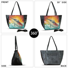 Load image into Gallery viewer, Genuine Leather Shoulder Bag for Women Hand Painted Handbag Handmade Crossbody Work Tote Casual Daypack Purse