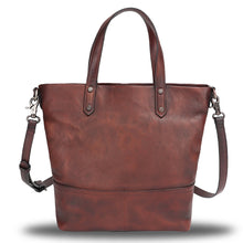 Load image into Gallery viewer, Genuine Leather Satchel Purses Handbags for Women Top Handle Bags Lady Crossbody Shoulder Tote Bag