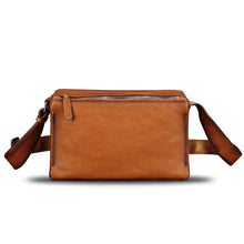 Load image into Gallery viewer, Genuine Leather Messenger Bag for Men Vintage Real Soft Leather Shoulder Bag Crossbody Bag Satchael Purse
