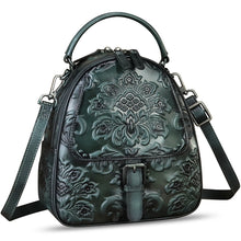 Load image into Gallery viewer, Genuine Leather Backpack for Women Crossbody Shoulder Bag Vintage Rucksack Fashion Knapsack Purse Daypack Bag