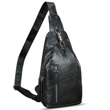 Load image into Gallery viewer, Genuine Leather Sling Bag for Women and Men Vintage Handmade Leather Sling Backpack Fashion Crossbody Bag Chest Purse