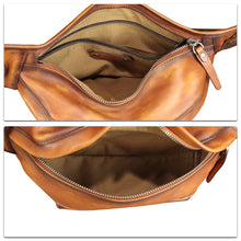 Load image into Gallery viewer, Genuine Leather Fanny Packs for Men and Women Hip Waist Bag Real Leather Fanny Bag Sling Bag Crossbody Chest Purses
