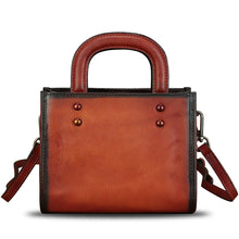 Load image into Gallery viewer, Genuine Leather Small Purse and Handbag Women Vintage Shoulder Bag Crossbody Bag