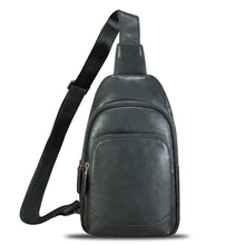 Load image into Gallery viewer, Genuine Leather Sling Bag for Women and Men - Vintage Sling Purse Backpack Shoulder Crossbody Chest Bag