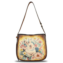 Load image into Gallery viewer, Genuine Leather Shoulder Bag for Women Hand Painted Handbag Handmade Purse Crossbody Sling Purse Casual Daypack