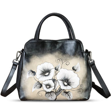 Load image into Gallery viewer, Genuine Leather Handbag for Women Hand Painted Leather Top Handle Satchel Handmade Crossbody Purse