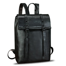 Load image into Gallery viewer, Genuine Leather Backpack for Men Vintage Handmade Leather Rucksack Knapsack Purse Daypack for Travel Laptop Notebook