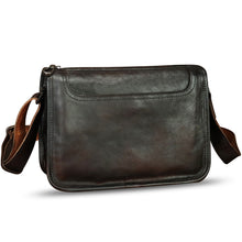 Load image into Gallery viewer, IVTG Genuine Leather Messenger Bag for Men Crossbody Shoulder Bag Casual Sling Daypack Business Daily Sling Purse Satchel