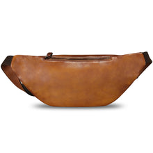 Load image into Gallery viewer, Genuine Leather Fanny Pack for Men and Women Real Leather Sling Bag Crossbody Bag Fashion Waist Bag Chest Purse