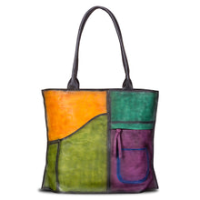 Load image into Gallery viewer, Genuine Leather Shoulder Bag Tote Bag for Women Vintage Real Leather Purses and Handbags Top Handle Satchel Bag