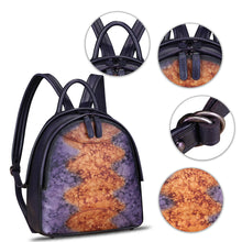 Load image into Gallery viewer, Genuine Leather Backpack for Women Vintage Womens Real Leather Rucksack Fashion Daypack Shoulder Knapsack Purse