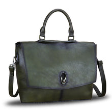 Load image into Gallery viewer, Genuine Leather Satchel Purses Handbags for Women Large Capacity Shoulder Bags Lady Work Top Handle Crossbody Bag