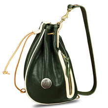 Load image into Gallery viewer, Genuine Leather Sling Bag Retro Crossbody Sling Backpack Handmade Chest Shoulder Daypack Cycling Bag Purse Fanny Pack