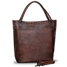 Load image into Gallery viewer, Genuine Leather Large Shoulder Bag Tote Bag for Women Vintage Real Leather Purses and Handbags Satchel Crossbody Bag