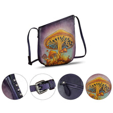 Load image into Gallery viewer, Genuine Leather Crossbody Bag for Women Hand Painted Leather Handmade Crossbody Satchel Purse Handbag