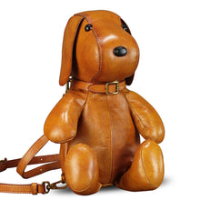 Load image into Gallery viewer, Genuine Leather Purse and Backpack Women Dog Shape Shoulder Bag Crossbody Bag