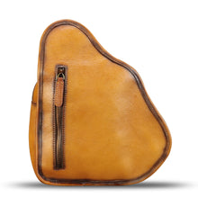 Load image into Gallery viewer, Genuine Leather Sling Bag for Men Women Chest Bags Crossbody Bag Vintage Sling Backpack Purses Hiking Sports Travel