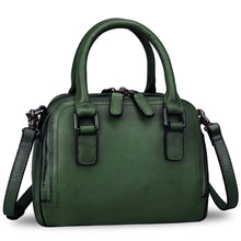 Load image into Gallery viewer, Genuine Leather Handbags for Women Vintage Handmade Top-Handle Handbag Purse Shoulder Bag Cowhide Satchel Bags