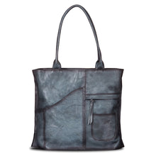 Load image into Gallery viewer, Genuine Leather Shoulder Bag Tote Bag for Women Vintage Real Leather Purses and Handbags Top Handle Satchel Bag