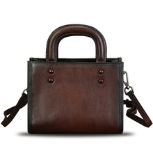 Load image into Gallery viewer, Genuine Leather Small Purse and Handbag Women Vintage Shoulder Bag Crossbody Bag