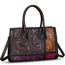 Load image into Gallery viewer, Genuine Leather Purses and Handbags for Women Vintage Real Leather Tote Bag Shoulder Bag Top Handle Satchel Purse