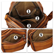 Load image into Gallery viewer, IVTG Genuine Leather Purse and Shoulder Bag for Men Fashion Leather Messenger Bag Handbag Crossbody Satchel Purses Strap