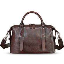 Load image into Gallery viewer, Genuine Leather Handbag for Women Top Handle Satchel Handmade Vintage Crossbody Handbags Retro Leather Purse