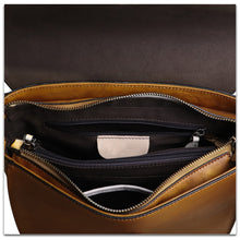 Load image into Gallery viewer, Genuine Leather Satchel Purse for Women Vintage Handmade Top Handle Handbag Retro Designer Crossbody Bags