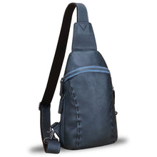 Load image into Gallery viewer, Genuine Leather Silng Bag for Women and Men Vintage Real Leather Sling Backpack Shoulder Crossbody Bag Chest Purse