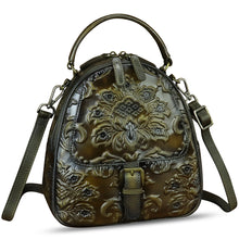 Load image into Gallery viewer, Genuine Leather Backpack for Women Crossbody Shoulder Bag Vintage Rucksack Fashion Knapsack Purse Daypack Bag