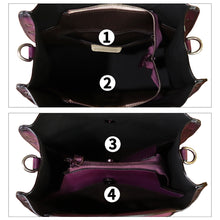 Load image into Gallery viewer, Genuine Leather Tote Bag for Women Hand Painted Leather Shoulder Handbag Handmade Purse Crossbody Work Tote Casual Purse